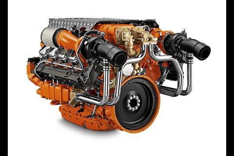 The Scania V8 DI16 power unit